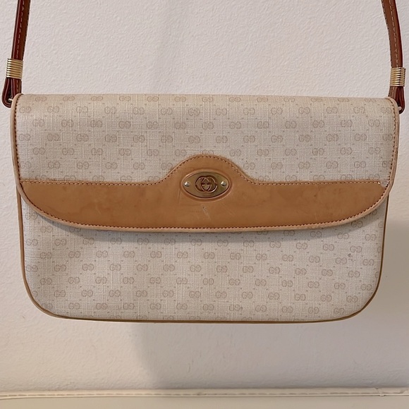 Vintage Gucci Monogram Crossbody - Picture 1 of 16